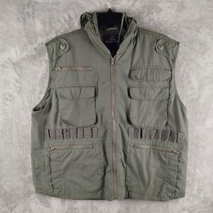 Rothco‎ Ranger Vest Mens Medium Green Multi Pocket Tactical Utility Fishing